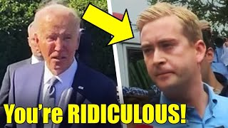 Fox News Reporter SHUT DOWN by Biden TO HIS FACE!
