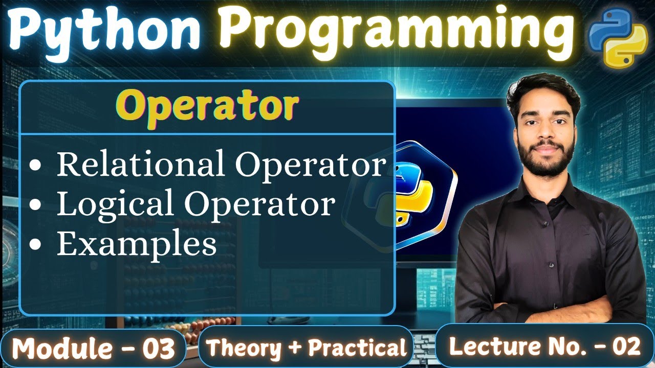 L 2 Module 3 Relational Operator And Logical Operator Examples