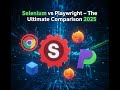 Selenium vs Playwright – Which One Should SDETs Choose in 2025?