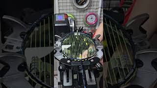 배드민턴 스트링 4매듭영상 알파 BS61 라켓 제이스피릿 T-22   BADMINTON STRINGING 4KNOT VIDEO ALPHA BS61 RAKET Jspirit T-22