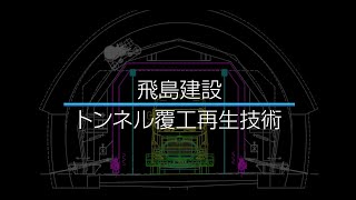 飛島建設の覆工再生技術 / Tobishima's lining regeneration technology