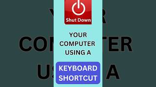 SHUTDOWN YOUR COMPUTER USING KEYBOARD SHORTCUT . #technology #windows #tech #shorts