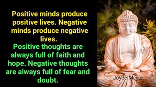 ☑️Positive Thinking, Negative Thinking ☑️ Buddha Motivational Wisdom Quotes ☑️ @ INSPIRING INPUTS