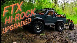 FTX HI-ROCK / RGT EX86110 PIONEER (UPGRADED) FIRST RUN IN THE WOODS