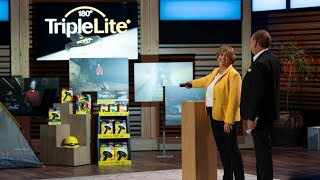 Stay at home mom and golf pro invents revolutionary flash light | Triple Lite | Shark Tank