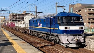 【ピカピカな桃太郎】EF210-349+コキ 1070レ #貨物列車