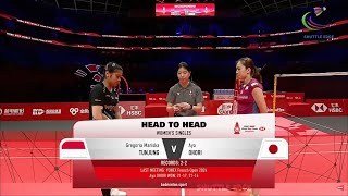 GREGORIA vs AYA OHORI | Women's Singles THRILLER | BWF World Tour Finals 2024