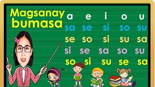 SA SE SI SO SU  Magsanay at matutong bumasa ng abakada Part 11