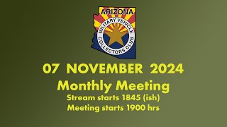 AMVCC November 2024 Monthly Meeting