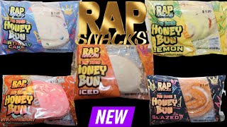 Rap Snacks Honey Bun: Birthday Cake, Lemon, Strawberry, Iced & Glazed Review
