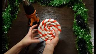 Новогодние леденцы для декора!( видео МК) LOLLIPOPS. DIY