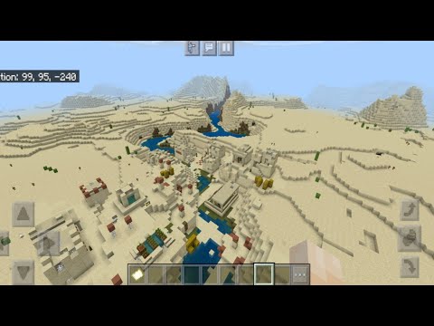 Minecraft Pe Desert Village Seeds - YouTube