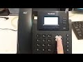 How to factory reset a Yealink T40g IP phone