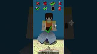 Squid Game Barrier vs Item Abilities #meme #shorts #minecraft