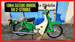 Unveiling the 1984 Suzuki Birdie 50: Reviving Nostalgia with this 2-Stroke Beauty