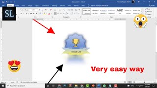 How to make a Logo in Microsoft word | Bangla tutorial | Very easy way | MS word | Skills Lab