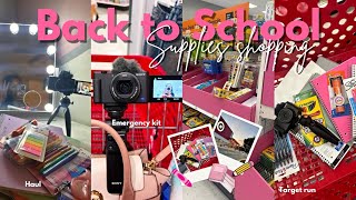 BACK TO SCHOOL SUPPLIES SHOPPING + HAUL 2024