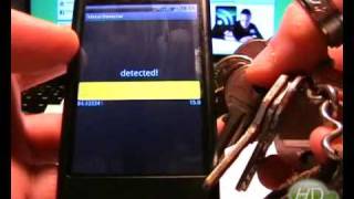 Google Android metal detector !! - Htc G1 Dream