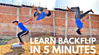 Learn How to do backflip to Flash Kick - Tutorial || Rajkumar Karki