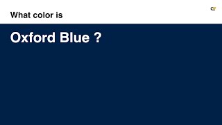 What color is Oxford Blue ? #002147 hex color - Blue color - Warm color 002147