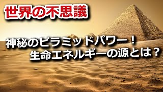 神秘のピラミッドパワー！驚異の生命エネルギーの源とは？