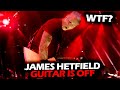 JAMES HETFIELD REACTION WHEN HIS GUITAR IS OFF LIVE  (2024) #METALLICA