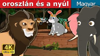 Az oroszlán és a núl | The Lion and Hare Story in Hungarian | @HungarianFairyTales