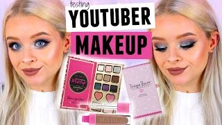 TESTING YOUTUBERS MAKEUP PRODUCTS! - Tanya Burr, Nikkietutorials + LOADS MORE! | sophdoesnails
