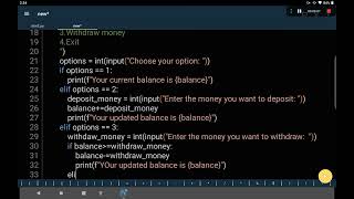 PYTHON PROJECTS ATM management system