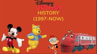 PLAYHOUSE DISNEY/DISNEY JUNIOR SHOWS HISTORY (1997-NOW)