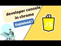 Javascript Course : developer console in chrome(developer tools)