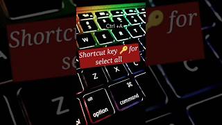 shortcuts key for select all in laptop/pc #youtubeshorts #popular #shorts