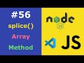 JavaScript for Beginners #56 The splice() Array Method