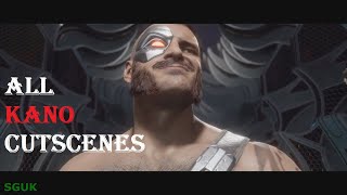 Mortal Kombat 11 ALL Kano Character Cutscenes Story Mode (JB Blanc) MK11