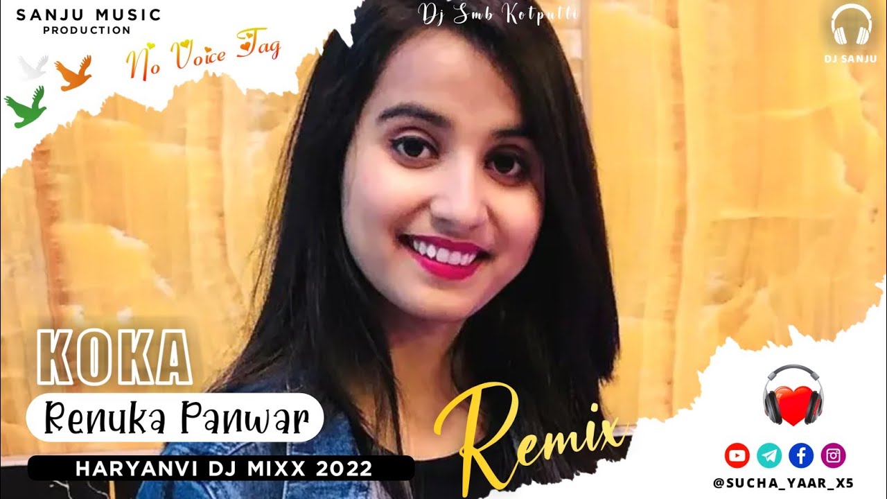No Voice Tag Koka Renuka Panwar Dj Remix New Haryanvi Song 2022 Smb