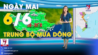 Dự báo thời tiết mới nhất đêm nay và ngày mai 6/6:  Bắc Bộ, Thanh Hóa và Nghệ An tiếp tục mưa lớn