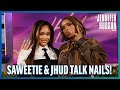 Saweetie & Jennifer Hudson Show Off Icy Nails and Share Career Goals!