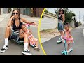 Jeannie Mai Daughter Monaco Skate Scooter Ride With Her Mom Admit Jeezy Get Full Custody Of Daughter