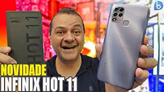 INFINIX HOT 11 | A Versão MAIS BARATA Tem Bateria de 6000 mAh! Unboxing e Impressões