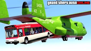 GTA 5: Online - Epic Stunts, Funny Moments, Fails & Glitches (Doomsday Heist Snowy Adventures)