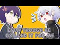 kenmochi toya takes kuzuha to a japanese bbq animated story vtuber nijisanji moments eng sub