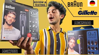 Braun MGK7331 \u0026 MGK5280 Trimmer Review | Braun all-in-one Trimmer | Electrical Unboxing