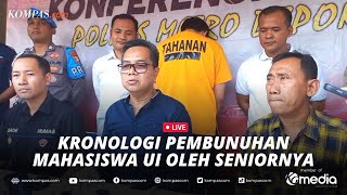 🔴LIVE - Kasus Pembunuhan Mahasiswa UI oleh Seniornya