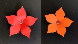 Easy Paper flowers | How to make paper flowers | Flower Making | DIY Flower