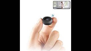 Mini WiFi Spy Camera 1080, Wireless Hidden Spy Cam,Home Security Nanny Camera/Motion Activated Alarm