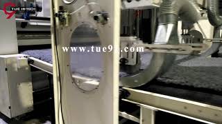 HIGH CAPACITY AIRLAY /VERTICAL LAPPER MACHINE WITH OVEN SOLUTION. NONWOVEN FABRIC