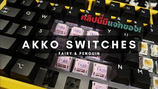 รีวิว AKKO Penguin \u0026 Fairy Silent Switches สวิตช์สำหรับคนกลัวโดนเมียด่า | MERMER 🏖