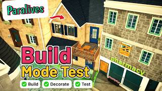 Testing Paralives Build Mode for the First Time! 🏡