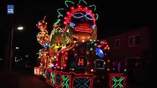 Multilight verlichte carnavalsoptocht in Sprokkeldorp Lemelerveld