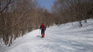 雪道の散歩2018.2.24(広島県もみのき森林公園)